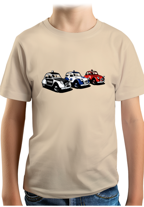 T-Shirt Garçon Rescue Deuch - Police - Pompier