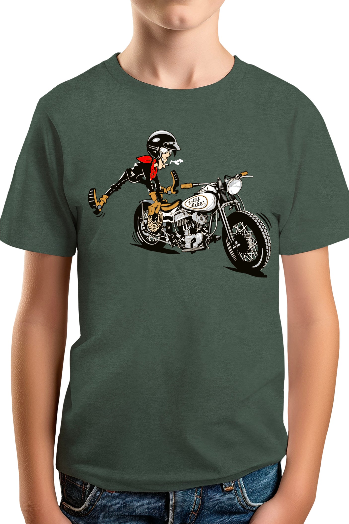 T-Shirt Garçon Jolly Biker moto