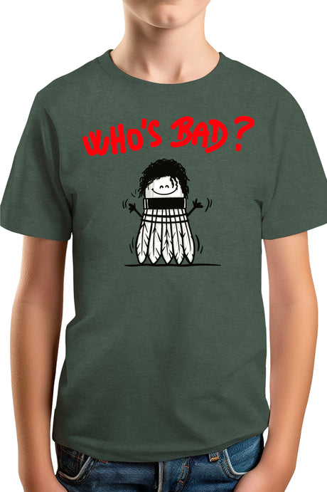 Tee-Shirt Garçon Le Badmington fait un hommage à Michael jackson