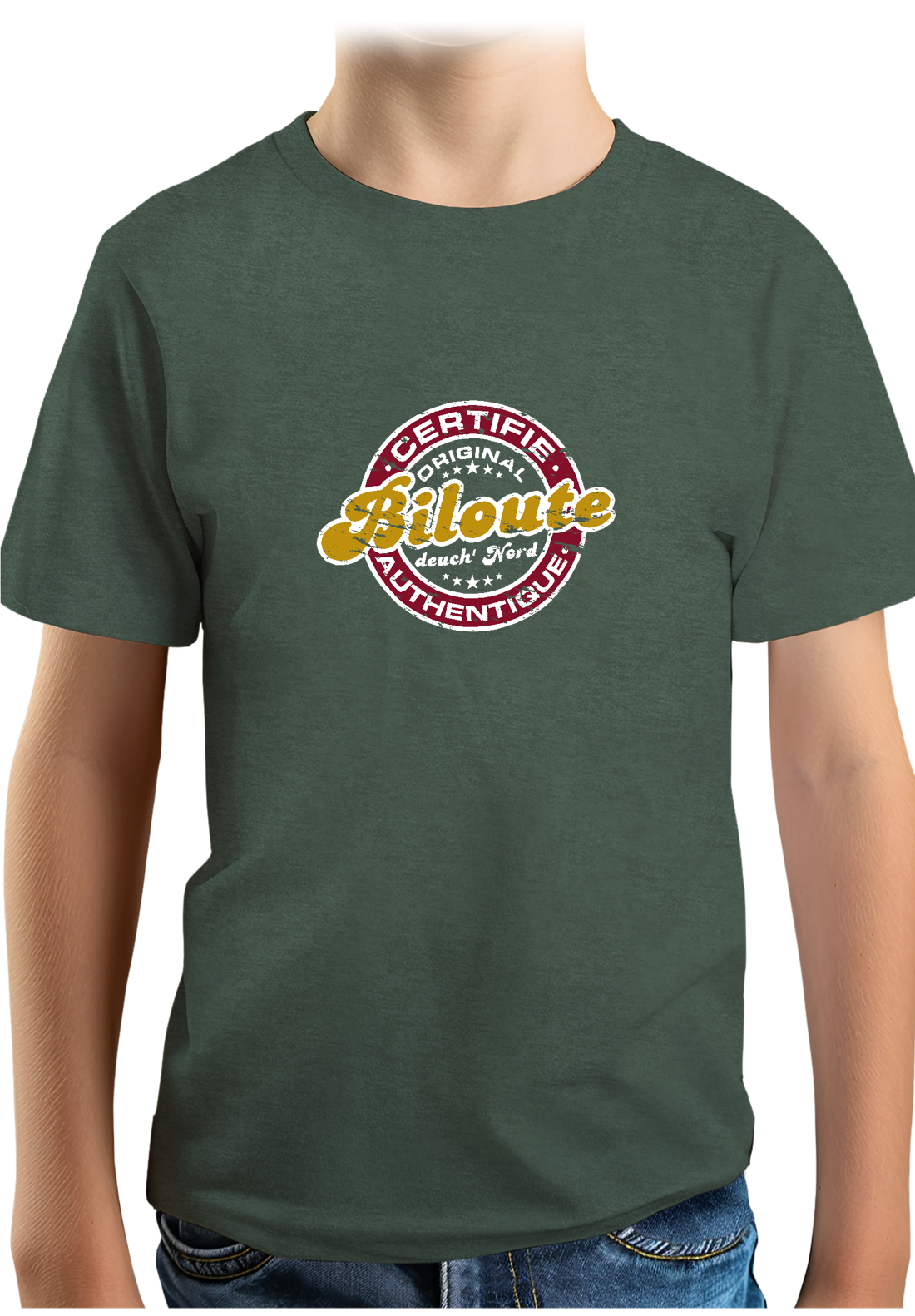 T-Shirt Garçon Certifié authentique biloute