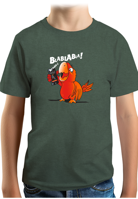T-Shirt Garçon Blablabla dit coco le Perroquet