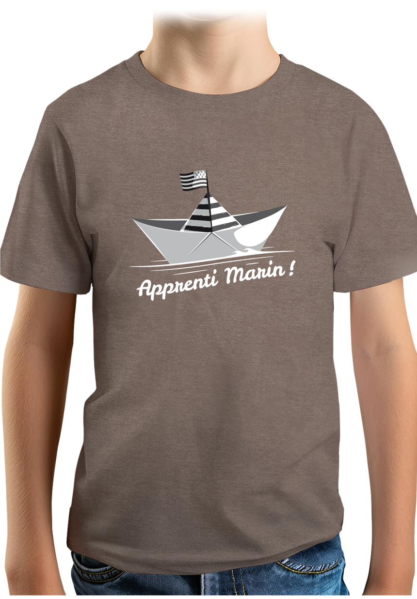 T-Shirt Garçon Petit bateau bzh apprenti marin