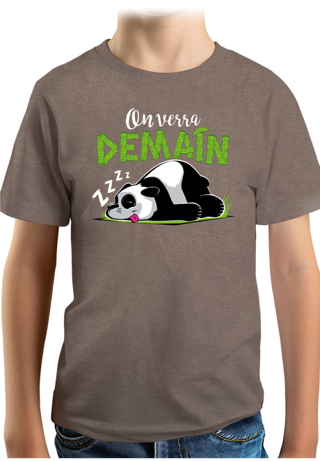 T-Shirt Garçon On verra demain