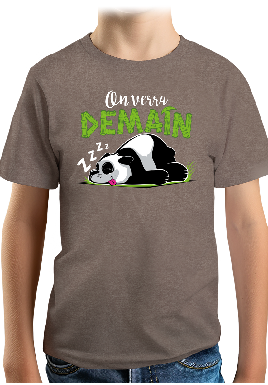 T-Shirt Garçon On verra demain