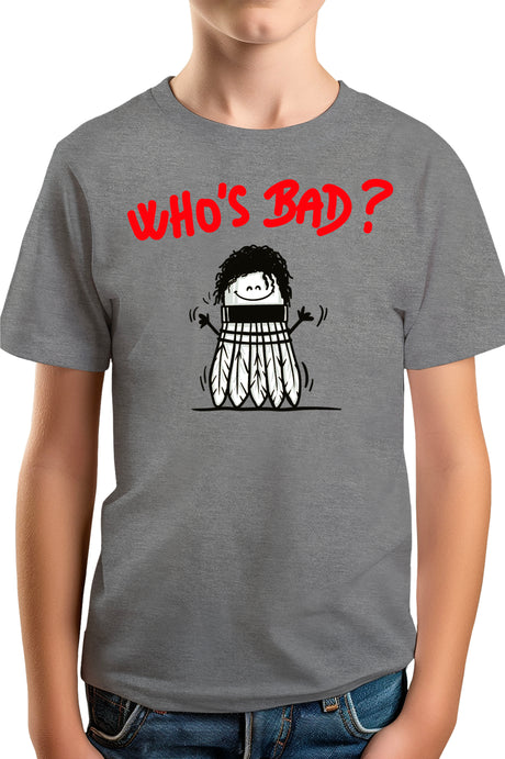 Tee-Shirt Garçon Le Badmington fait un hommage à Michael jackson