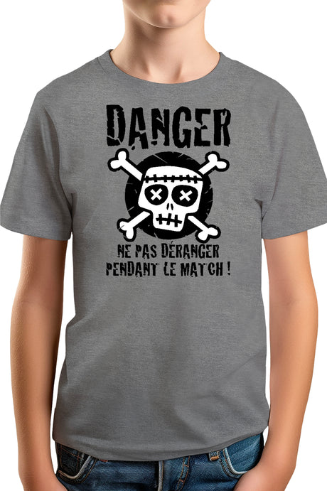 Tee-Shirt Garçon Danger Match ne pas deranger