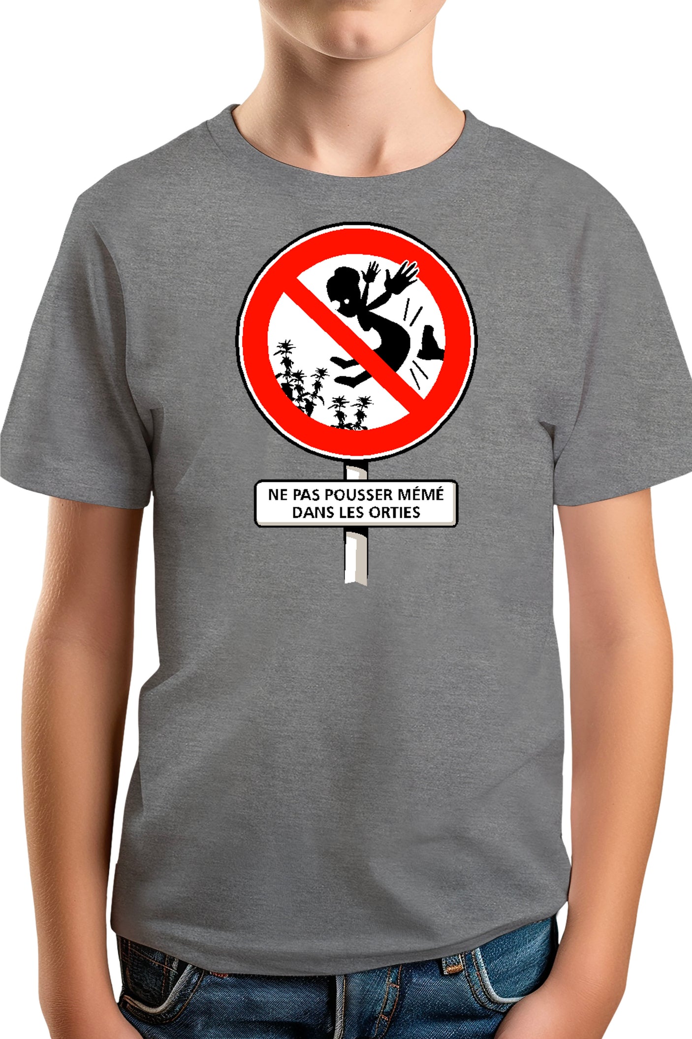 Tee-Shirt Garçon Faut Pas Pousser Meme Dans Les orties