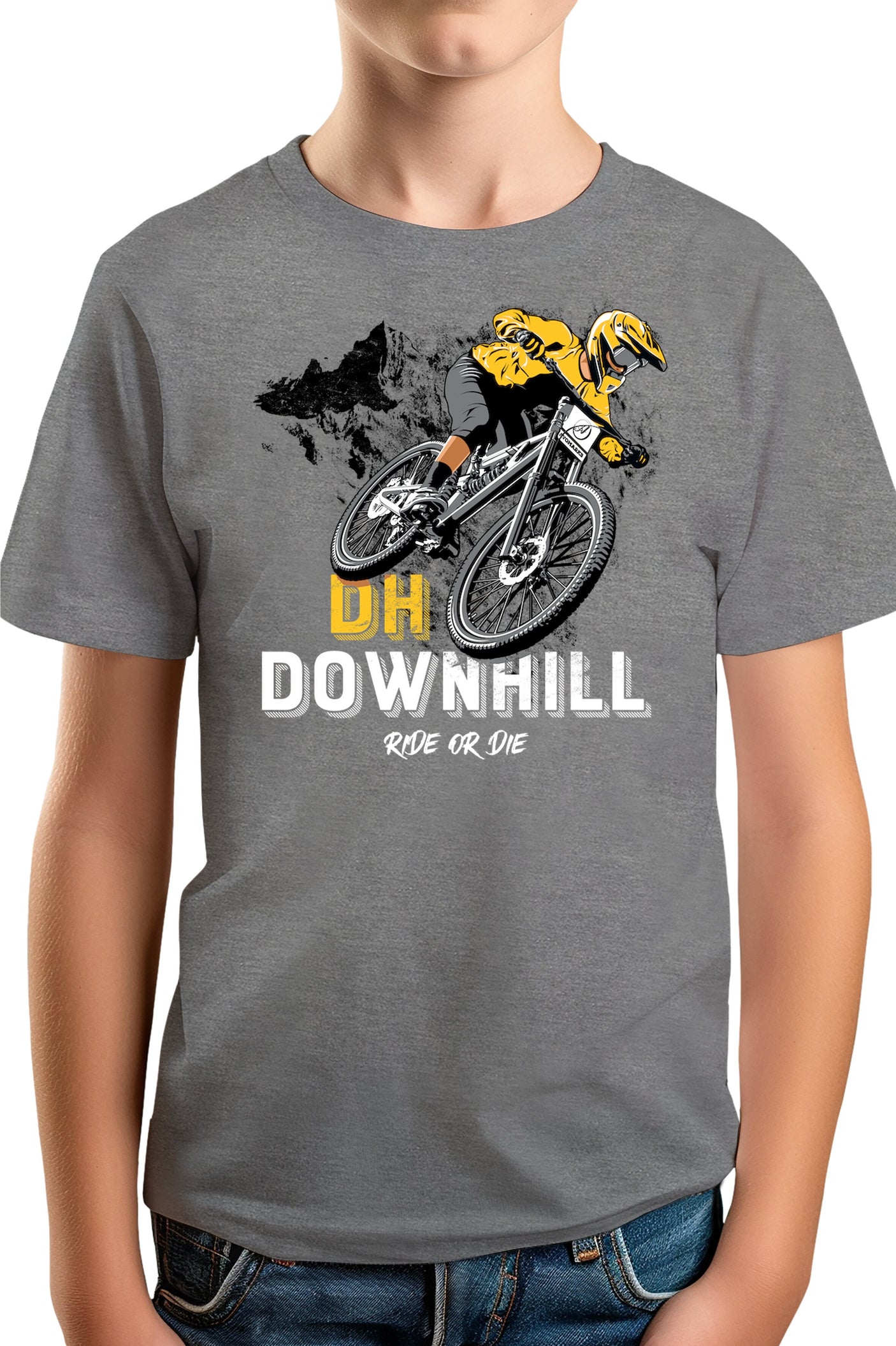 Tee-Shirt Garçon velo mountain bike