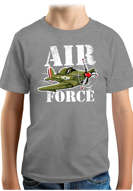 T-Shirt Garçon Avion militaire air force