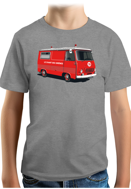 T-Shirt Garçon Le chant des sirènes par les pompiers