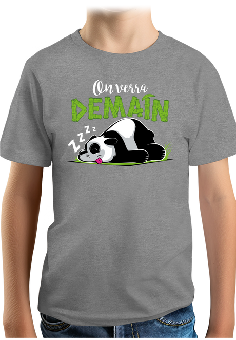 T-Shirt Garçon On verra demain