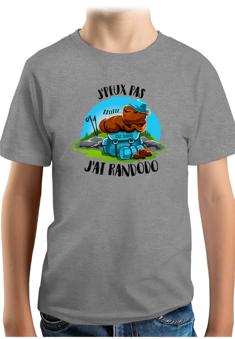 T-Shirt Garçon Les marmottes font de la rando