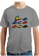 Tee-Shirt Garçon 4L Team super heroes