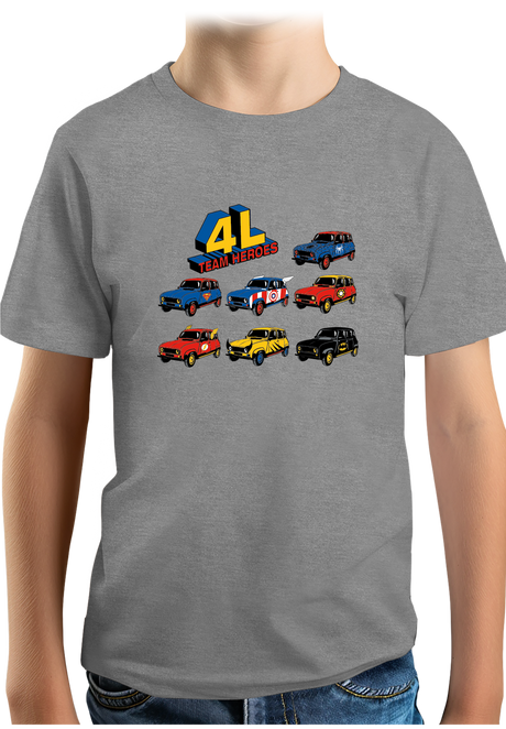 T-Shirt Garçon 4L Team super heroes