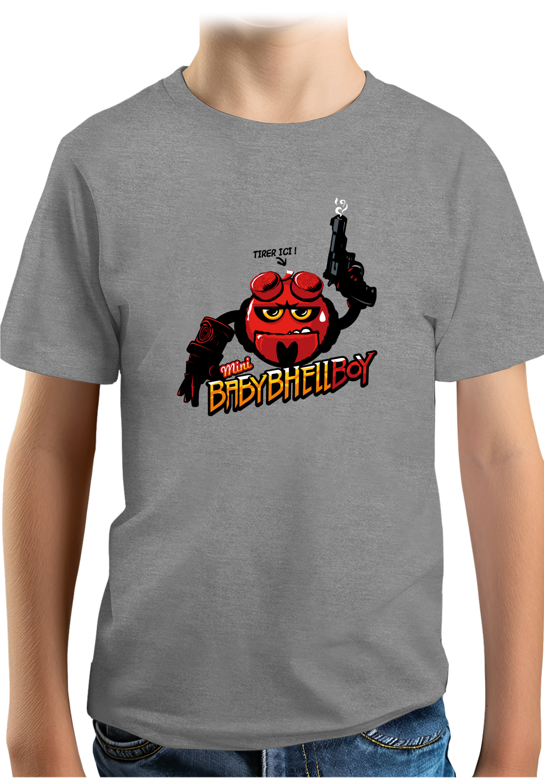 T-Shirt Garçon Baby Hell boy fromage à déguster