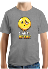 T-Shirt Garçon Balle je fais un break