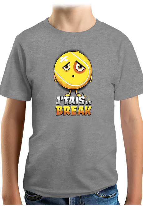 T-Shirt Garçon Balle je fais un break