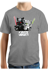 T-Shirt Garçon Le coté obscur des chats