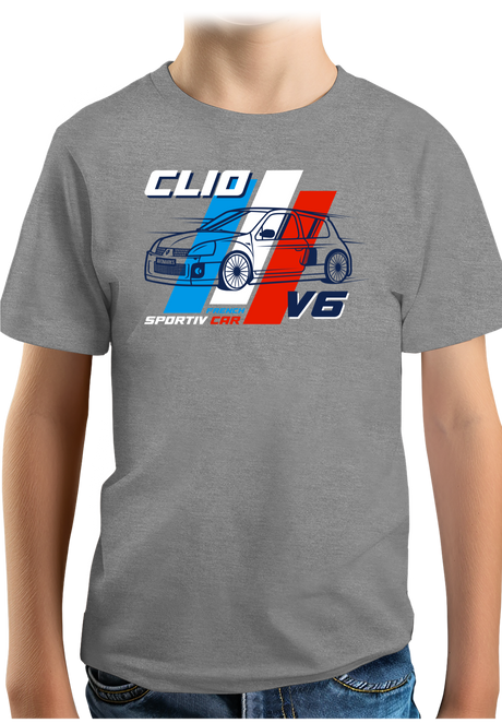 T-Shirt Garçon Voiture Française Clio V6