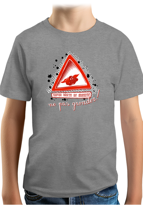 T-Shirt Garçon Super héros en mission