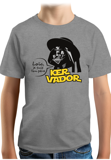 T-Shirt Garçon Kervador Et Son Fils Loic en Bretagne