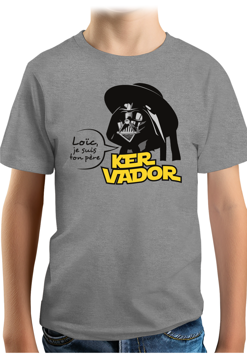 T-Shirt Garçon Kervador Et Son Fils Loic en Bretagne