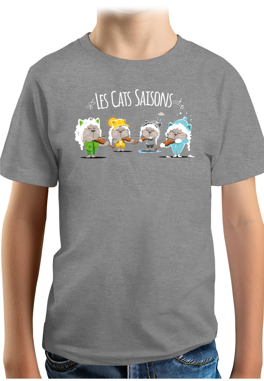 T-Shirt Garçon Les Cats Saisons