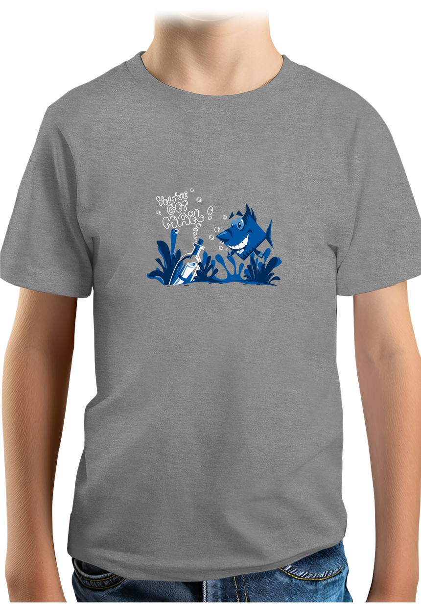 T-Shirt Garçon Bouteille à la mer poisson