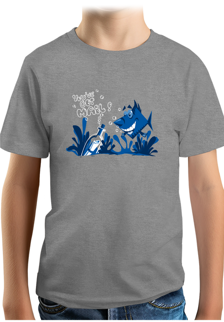 T-Shirt Garçon Bouteille à la mer poisson