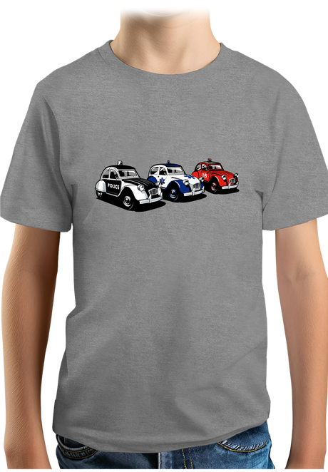 T-Shirt Garçon Rescue Deuch - Police - Pompier