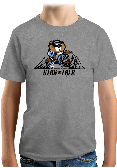 T-Shirt Garçon La star du trek