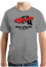 T-Shirt Garçon Zeus et Apollon Voiture Alarme