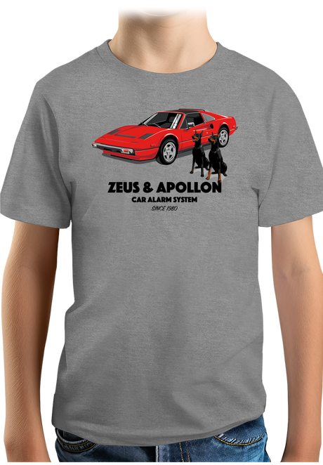 T-Shirt Garçon Zeus et Apollon Voiture Alarme