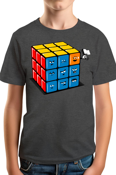 Tee-Shirt Garçon Ruby Cube Avec Drapeau