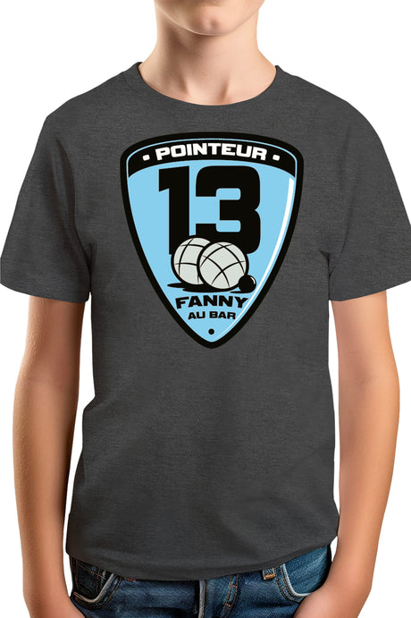 T-Shirt Garçon Fanny au bar, pointeur