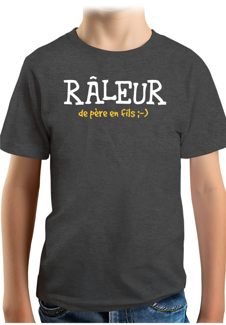 T-Shirt Garçon Râleur de père en fils