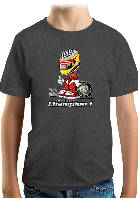 T-Shirt Garçon Futur champion de course