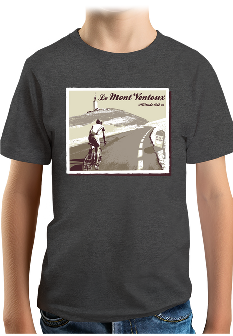 T-Shirt Garçon Le Mont Ventoux en vélo