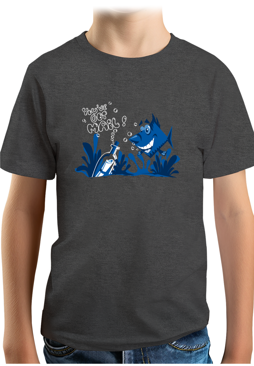 T-Shirt Garçon Bouteille à la mer poisson