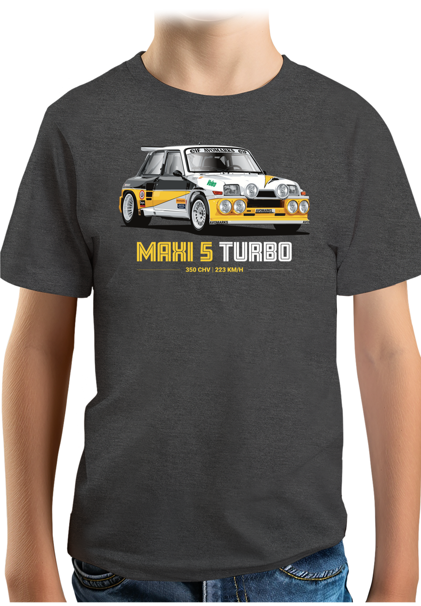 T-Shirt Garçon Voiture Maxi 5 Turbo