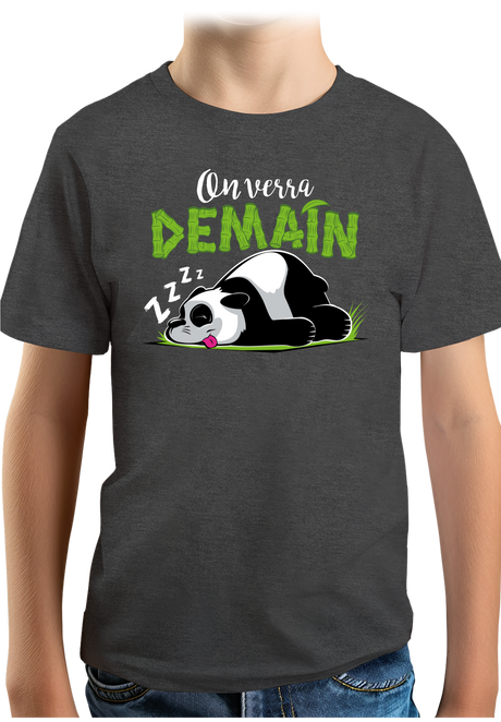 T-Shirt Garçon On verra demain