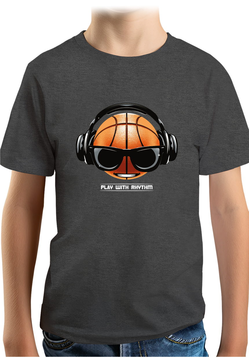 T-Shirt Garçon Play basket with rhythm