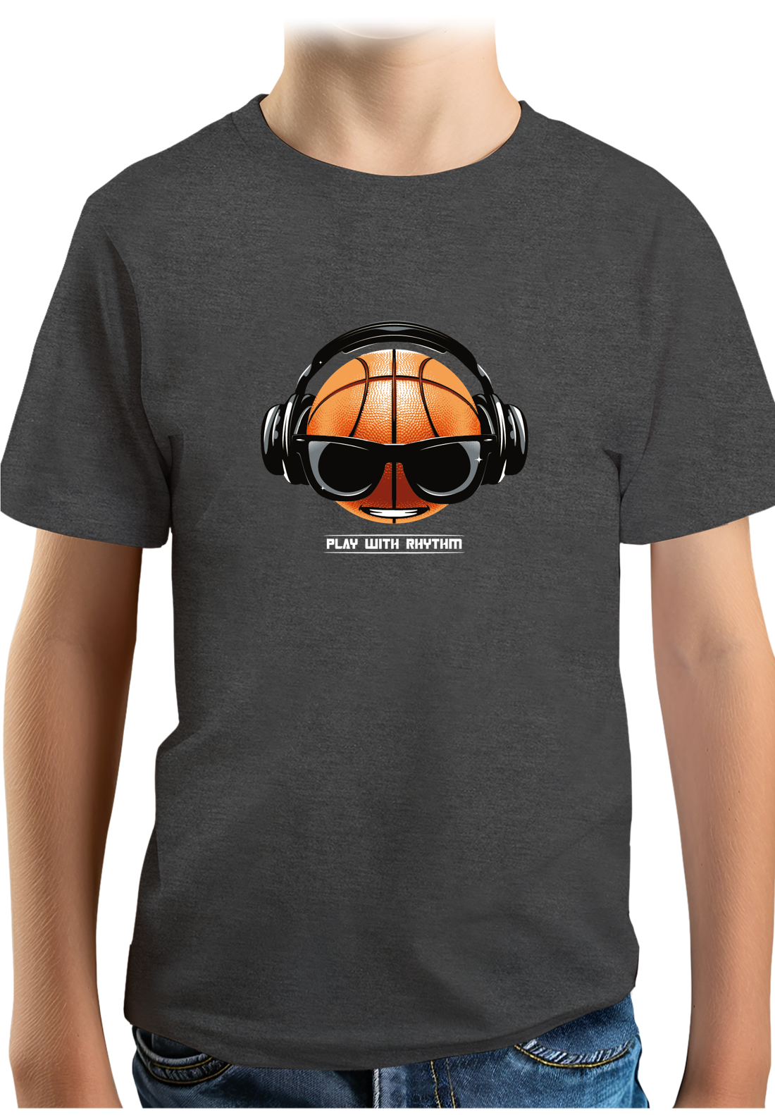 Tee-Shirt Garçon Play basket with rhythm