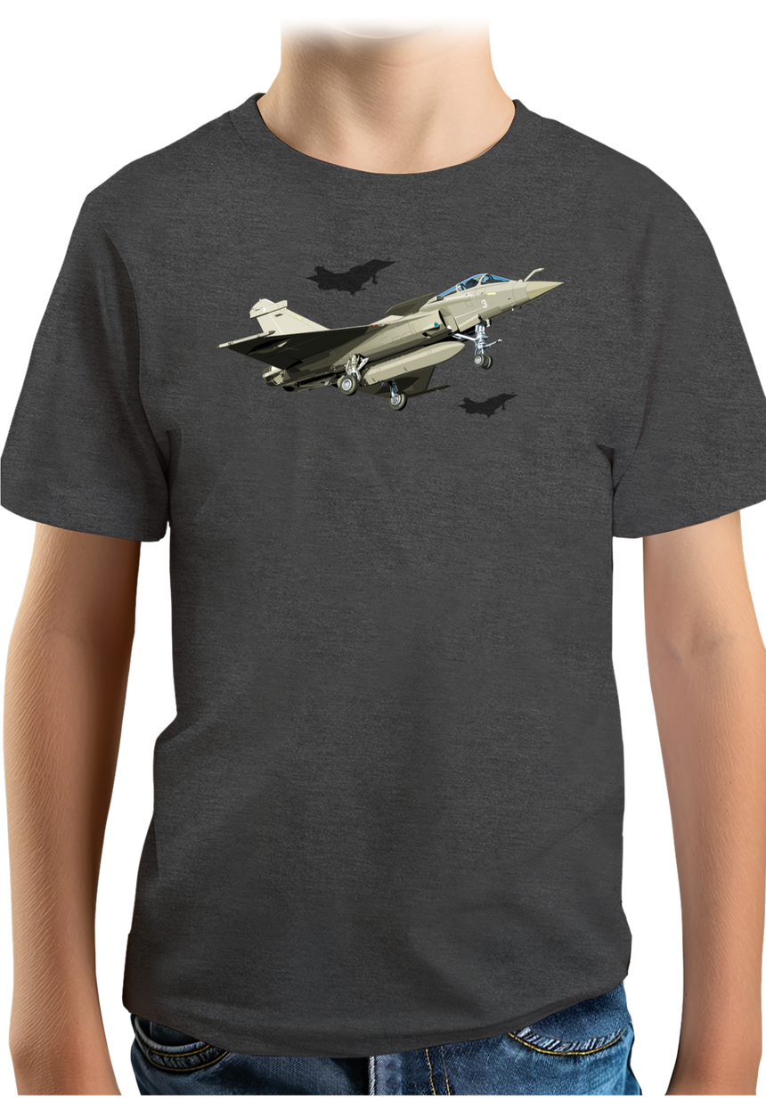T-Shirt Garçon L'avion de chasse français