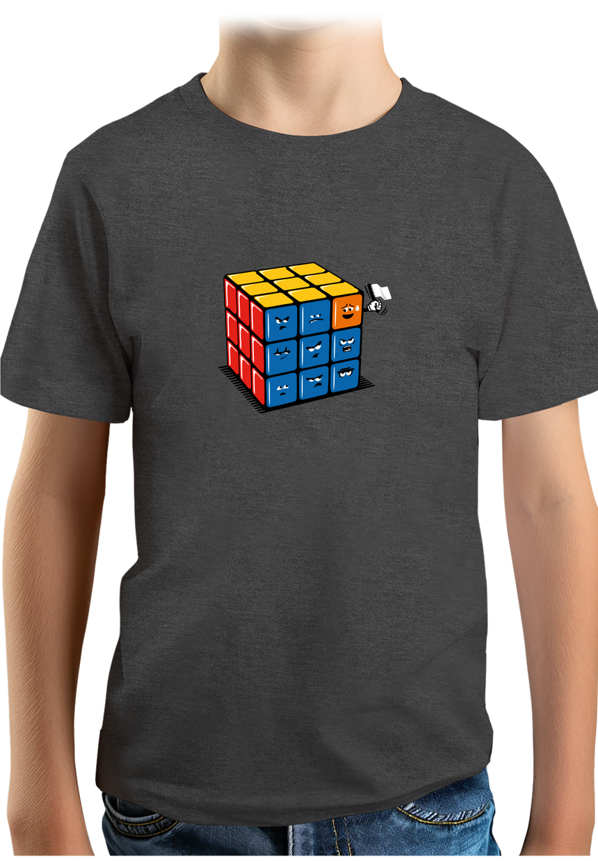 T-Shirt Garçon Ruby cube avec drapeau