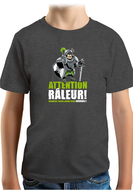 T-Shirt Garçon Râleur Chevalier gentil château