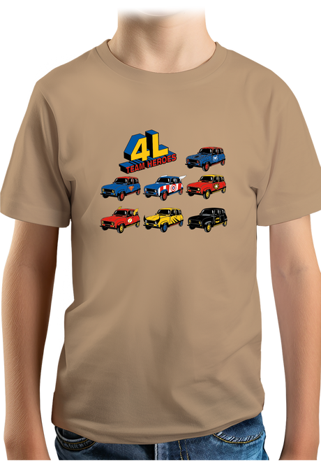 T-Shirt Garçon 4L Team super heroes