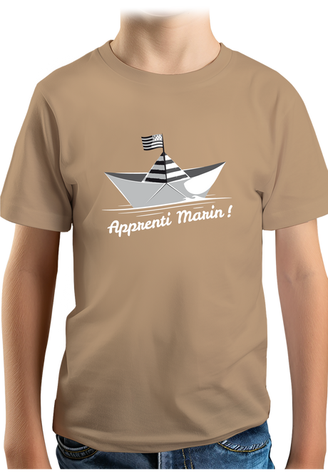 T-Shirt Garçon Petit bateau bzh apprenti marin