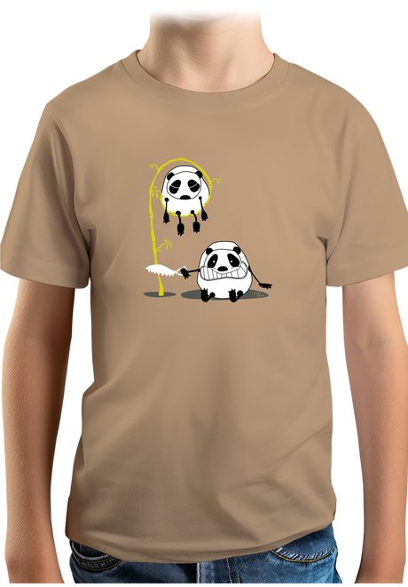 T-Shirt Garçon Panda et bambou