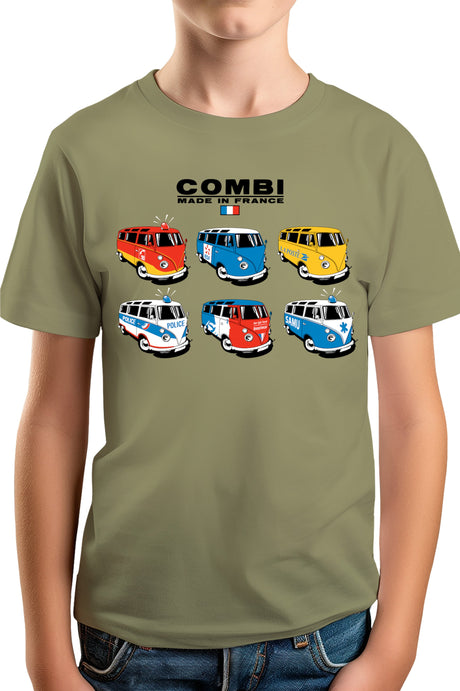 T-Shirt Garçon Les combis van France